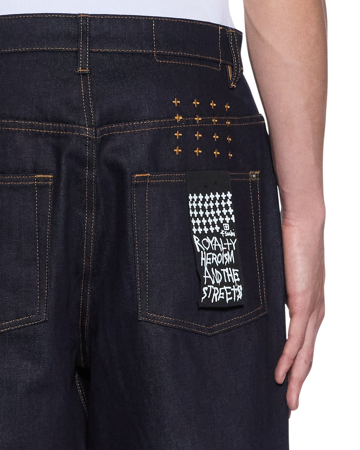 MENS MAXX RAW BLUE DENIM JEANS