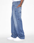 Mens Maxx Bluuu Baggy Denim Jeans - Denim