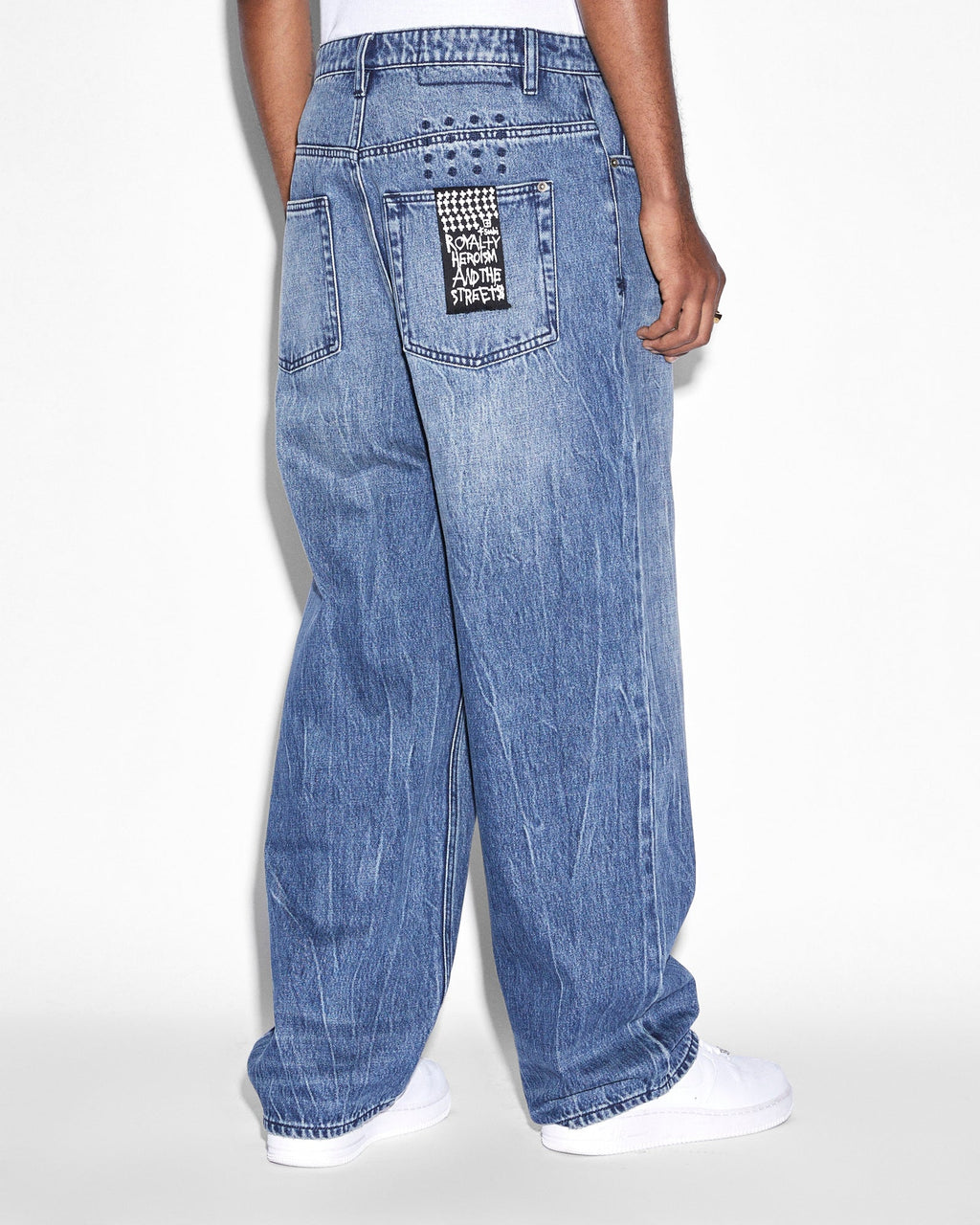 Mens Maxx Bluuu Baggy Denim Jeans - Denim