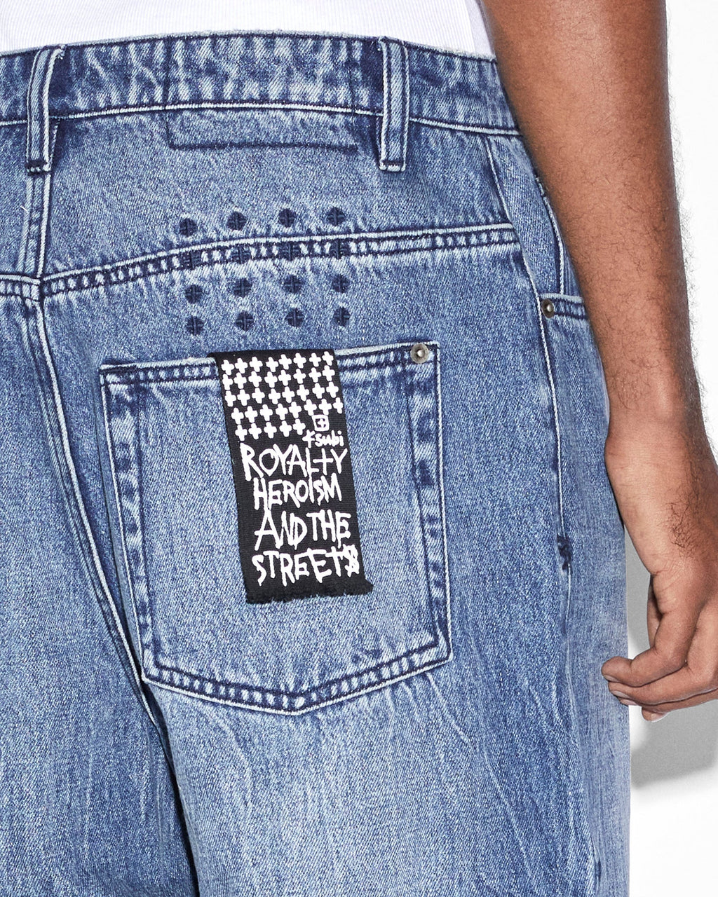 Mens Maxx Bluuu Baggy Denim Jeans - Denim