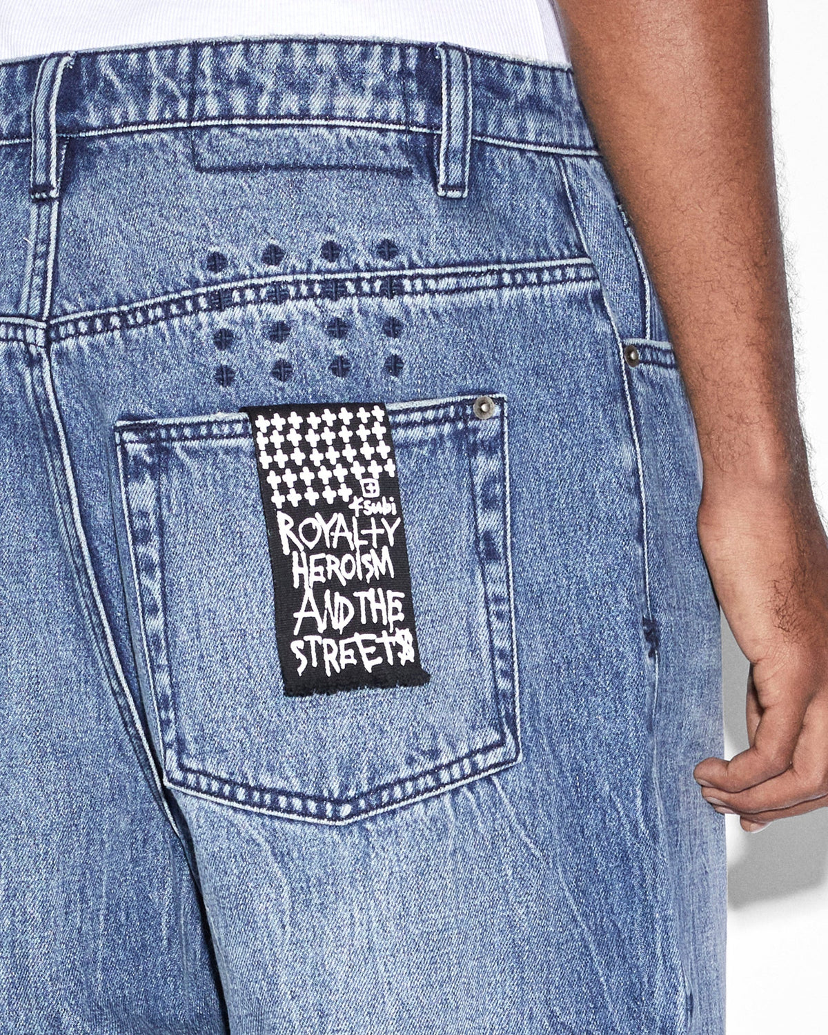 Mens Maxx Bluuu Baggy Denim Jeans - Denim