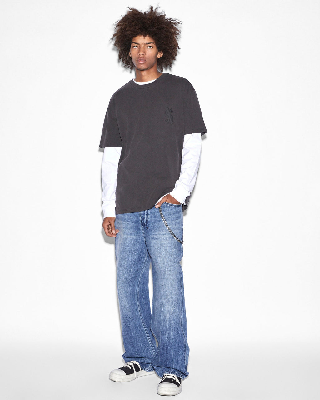Mens Maxx Bluuu Baggy Denim Jeans - Denim