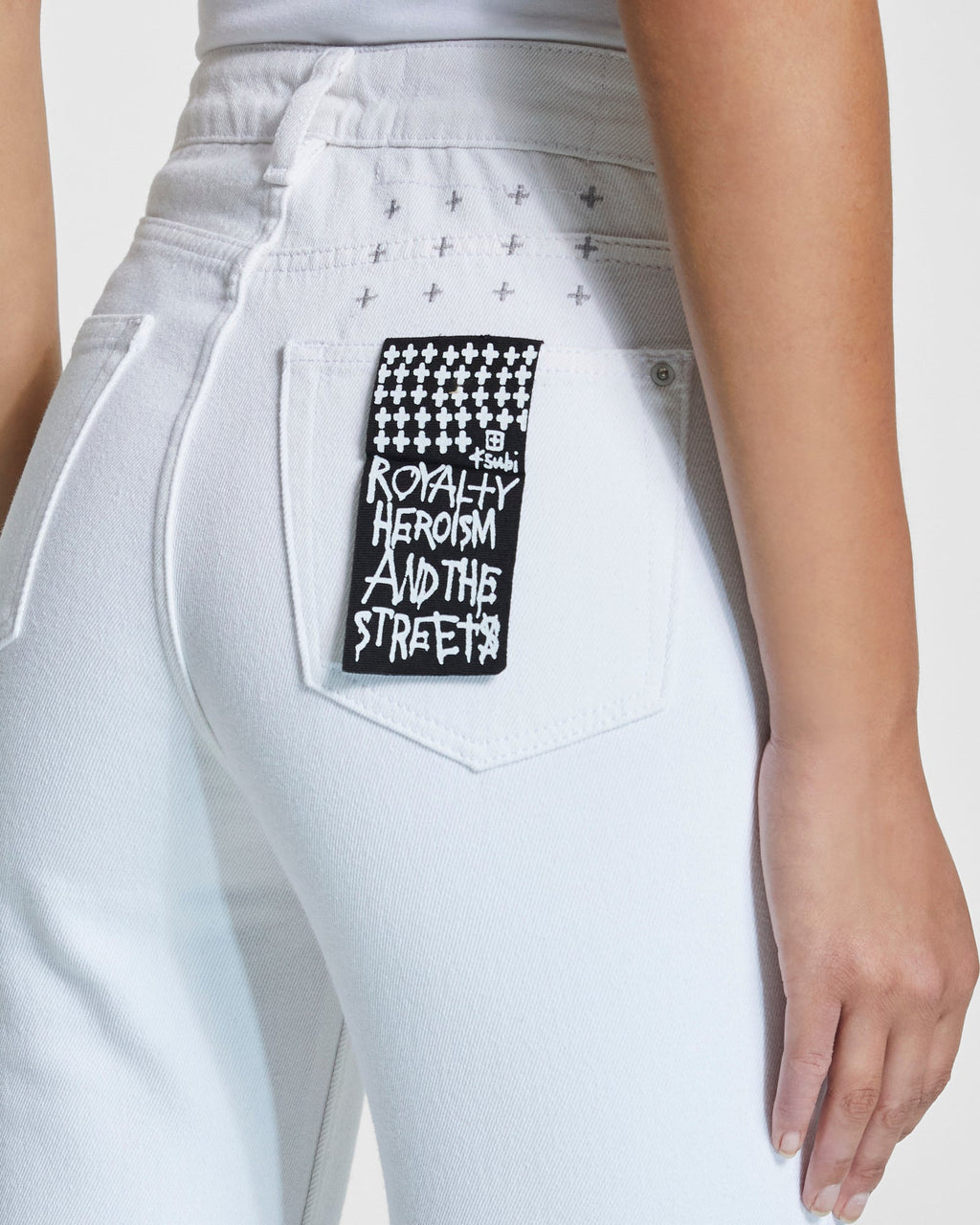 WOMENS NEW WAVE JEAN BLANC DENIM JEANS