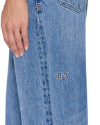 Womens Boyfriend Jean Frenchie Blue Baggy Denim Jeans - Denim