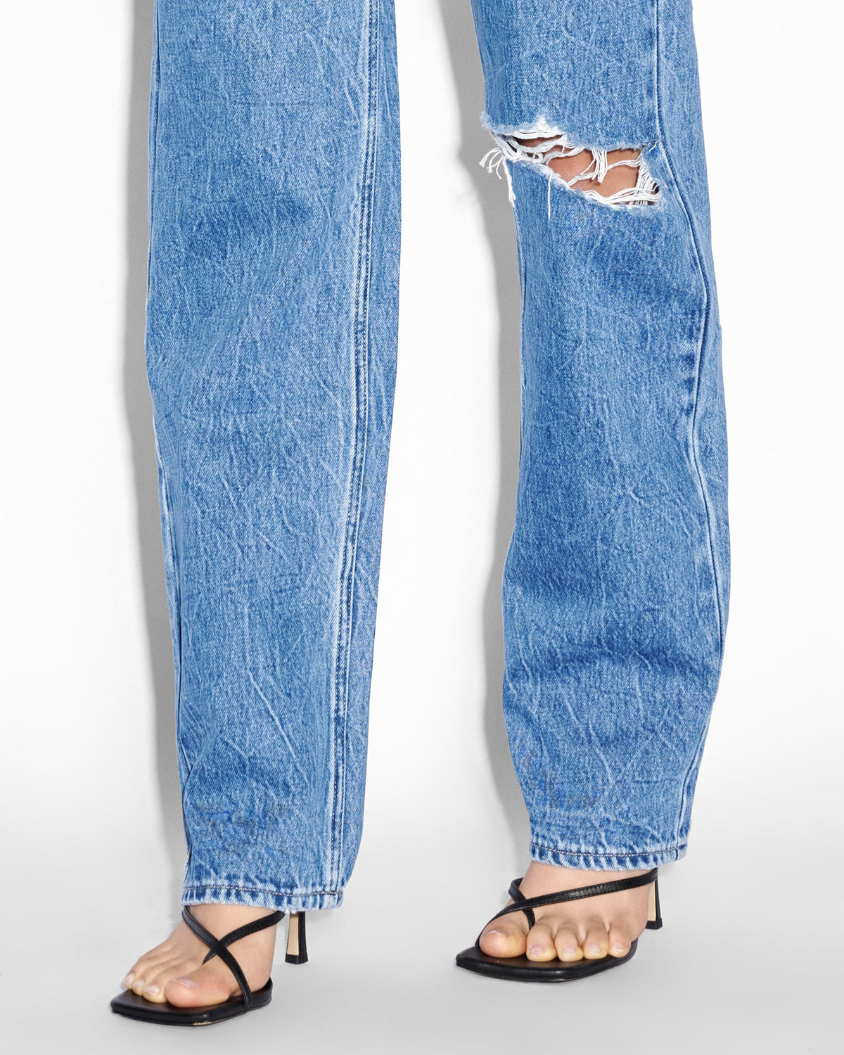 WOMENS PLAYBACK RAMBLE TRASHED DENIM JEANS