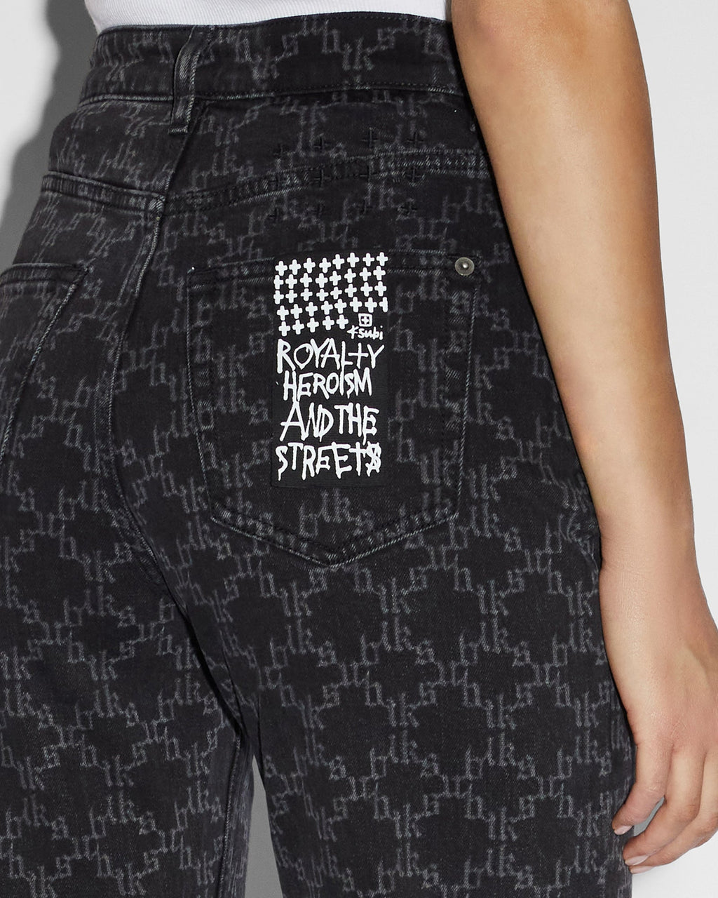 WOMENS PLAYBACK ICONIC ETECHED DENIM JEANS