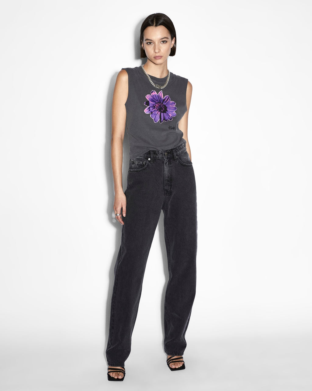 WOMENS PLAYBACK ONYX DENIM JEANS
