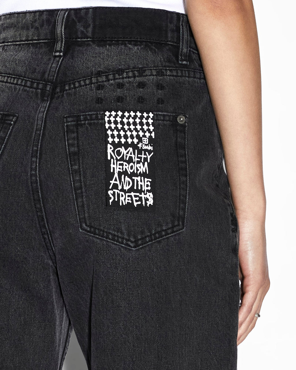 WOMENS PLAYBACK ONYX DENIM JEANS