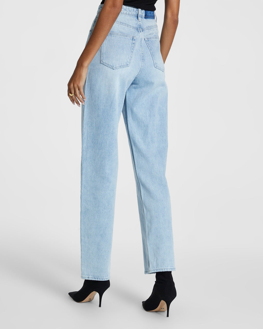Womens Playback Sense Straight Denim Jeans - Denim
