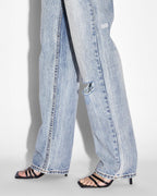 WOMENS PLAYBACK SKREAM TRASHED DENIM JEANS