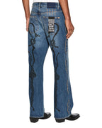 MENS ROPED DOUBLEDOWN BRONKO ANTIQUE KRAFT DENIM JEANS