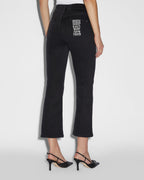 WOMENS SOHO CROP STEALTH DENIM JEANS
