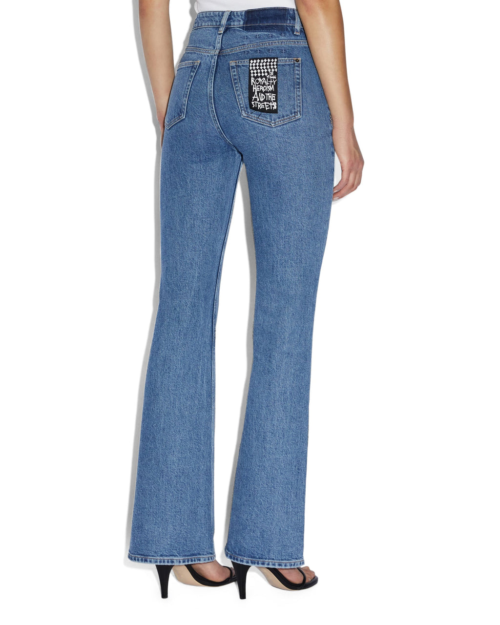 Womens Soho Heritage Flare Denim Jeans - Denim