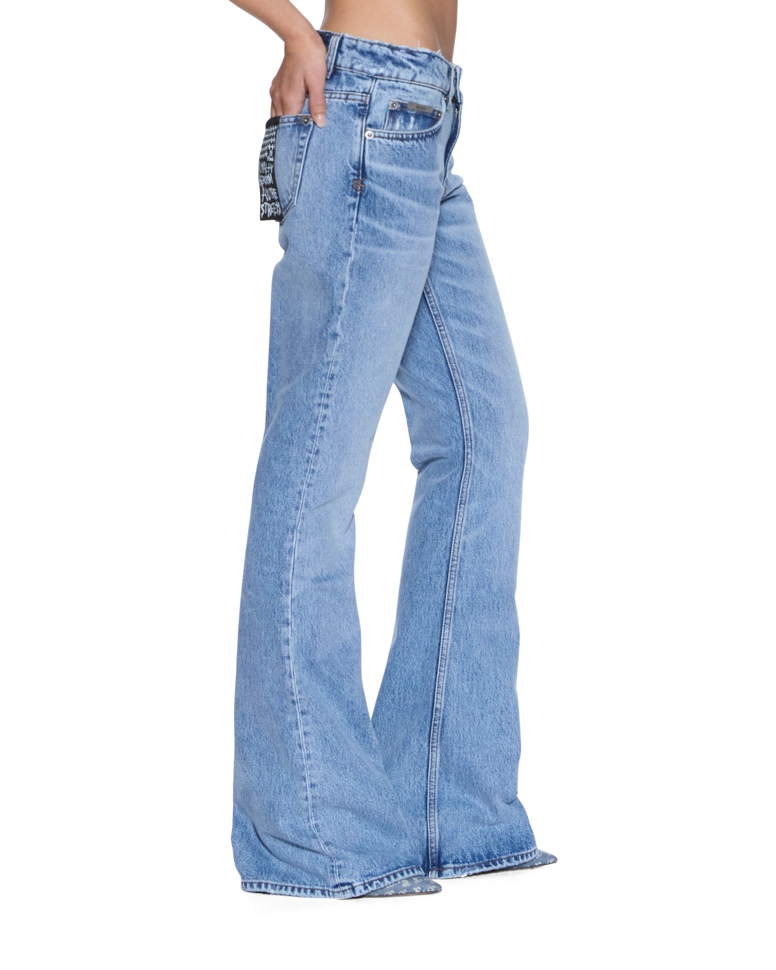 WOMENS SOHO LO MERCER BLUE SLIM DENIM JEANS