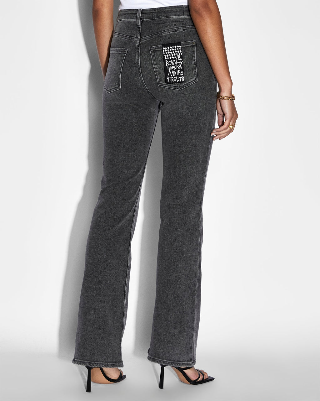 Womens Soho Daze Flare Denim Jeans - Denim