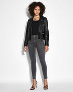 Womens Hi N Wasted Daze Skinny Denim Jeans - Grey