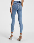 WOMENS SPRAY ON EXPOSED HAVEN DENIM JEANS