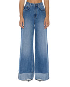 WOMENS STRIDER TIDAL CUFFED DENIM JEANS