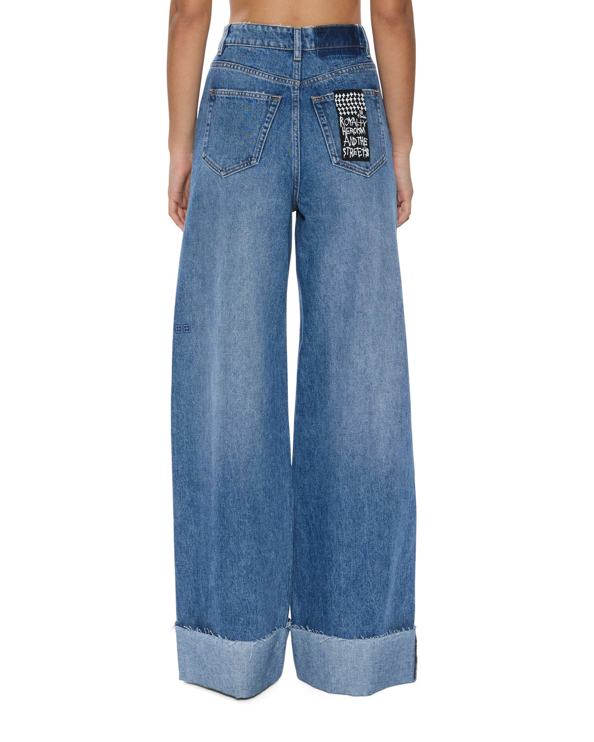 WOMENS STRIDER TIDAL CUFFED DENIM JEANS
