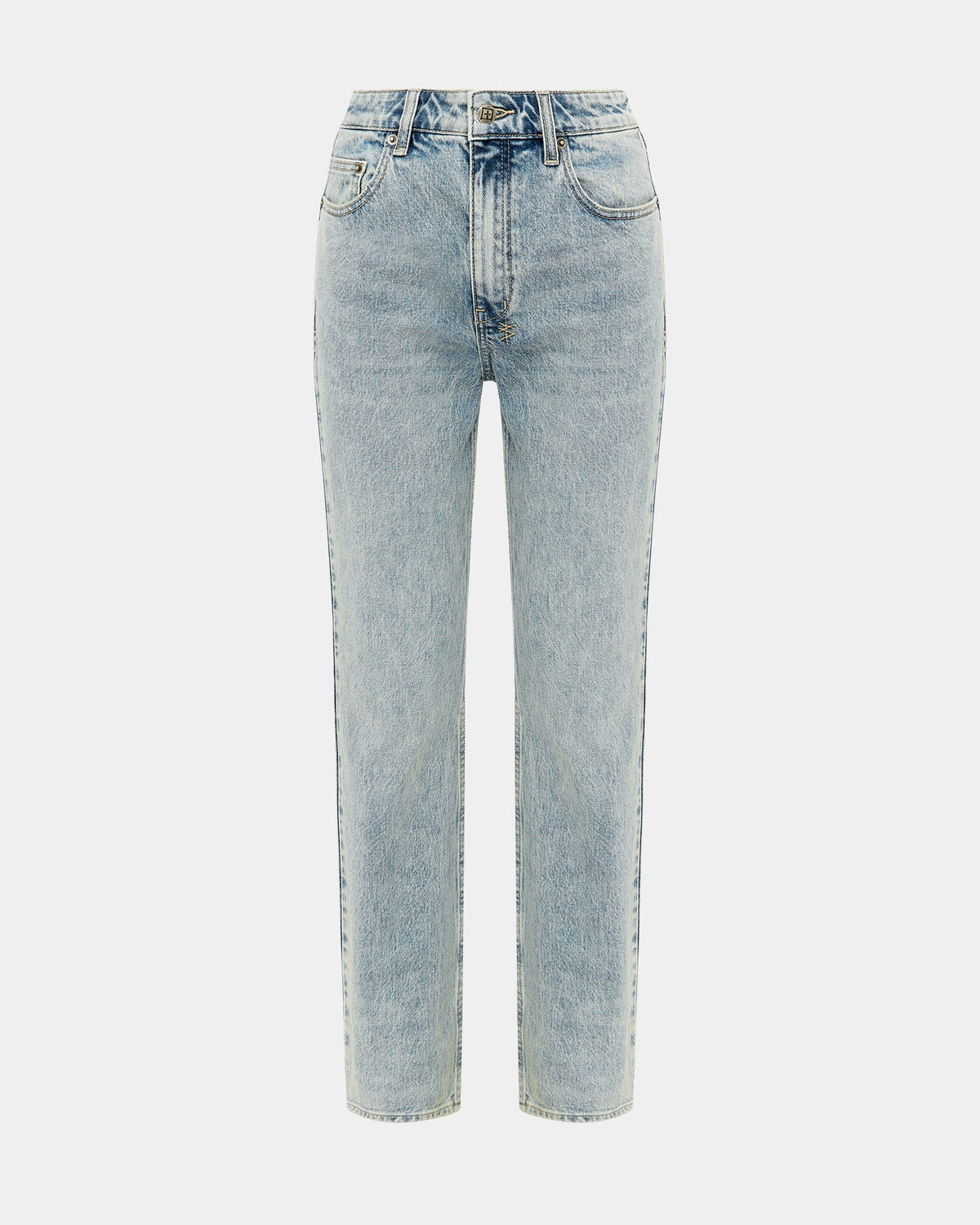 WOMENS STRAIGHT UP WORN DENIM JEANS