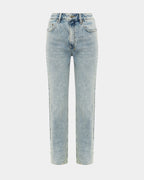 WOMENS STRAIGHT UP WORN DENIM JEANS
