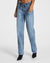 WOMENS  UNDONE PLAYBACK HAVEN STRAIGHT DENIM JEANS