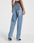 WOMENS  UNDONE PLAYBACK HAVEN STRAIGHT DENIM JEANS