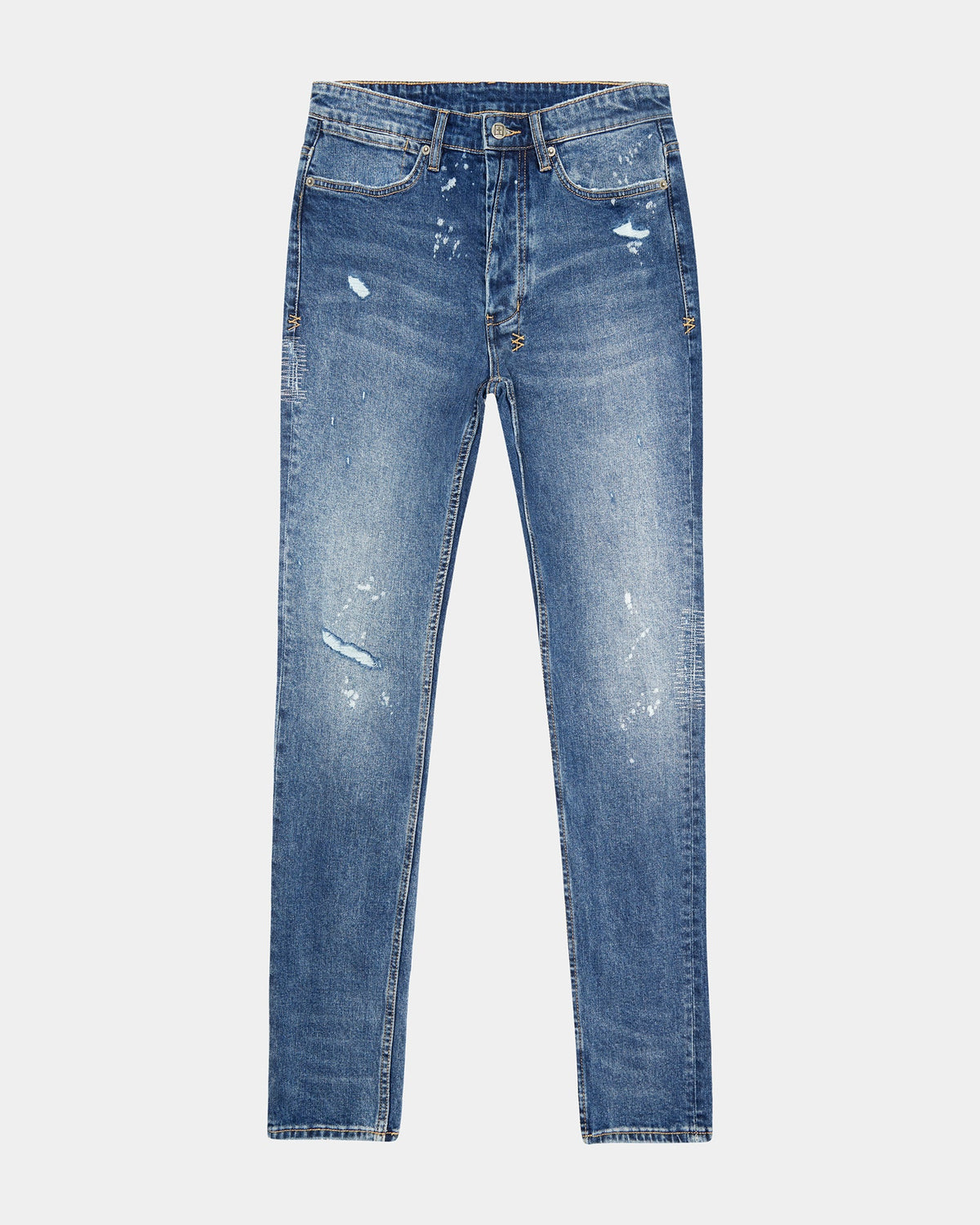 MENS VAN WINKLE KULTURE TRASHED DENIM JEANS