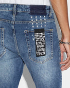 MENS VAN WINKLE KULTURE TRASHED DENIM JEANS