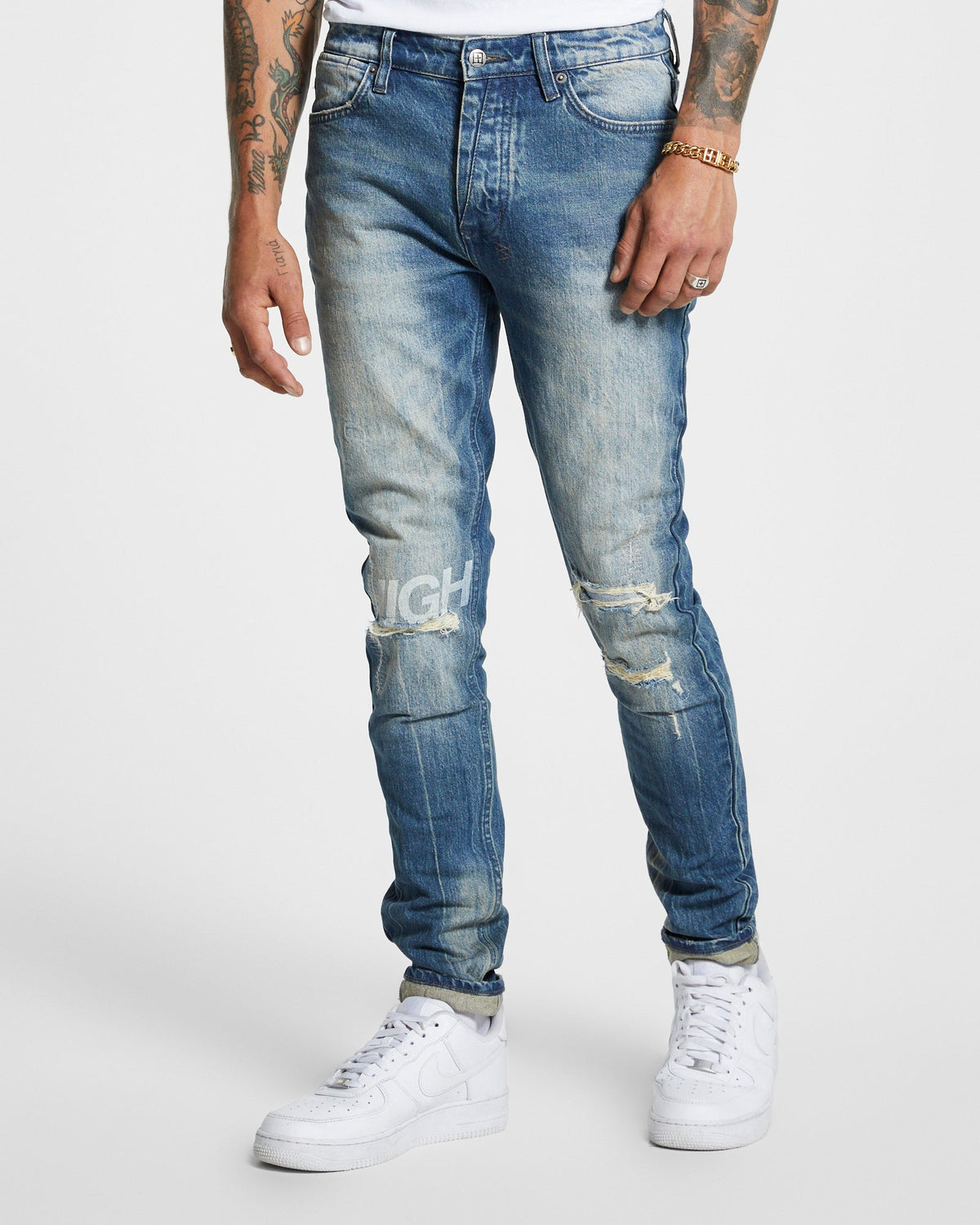 MENS VAN WINKLE HIGH RAGE DENIM JEANS