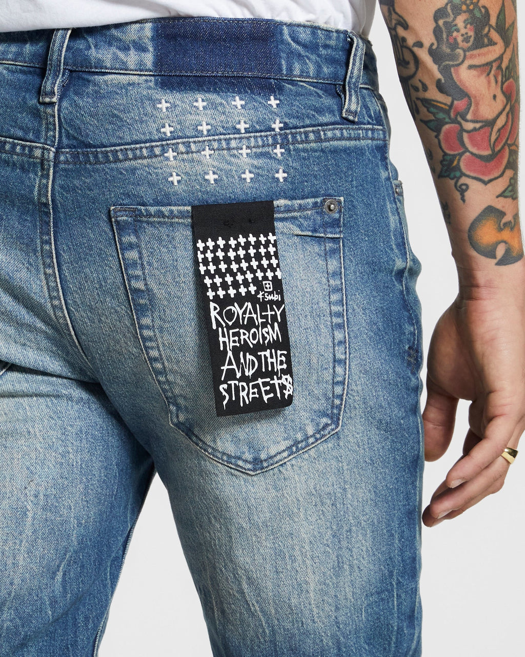 MENS VAN WINKLE HIGH RAGE DENIM JEANS