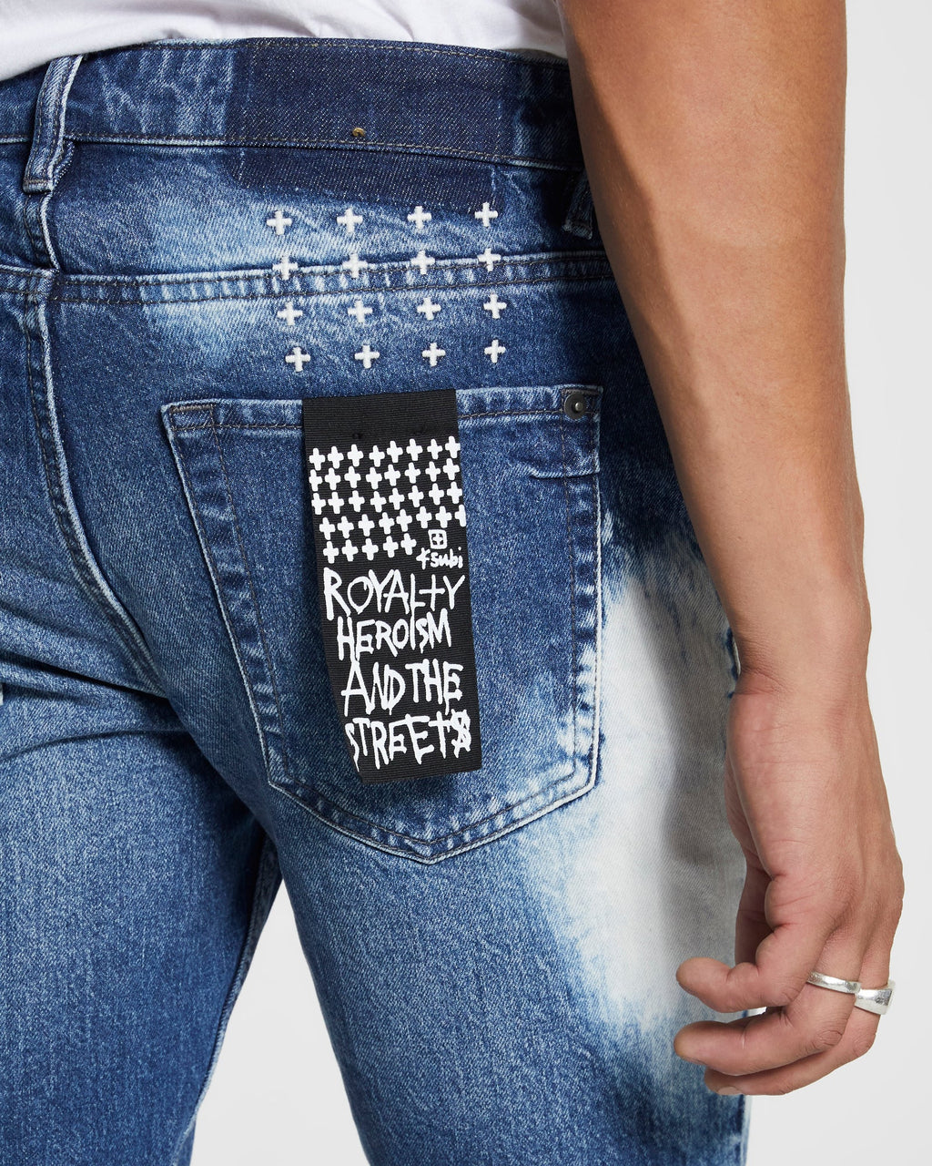 MENS VAN WINKLE THE HEAVENS DENIM JEANS