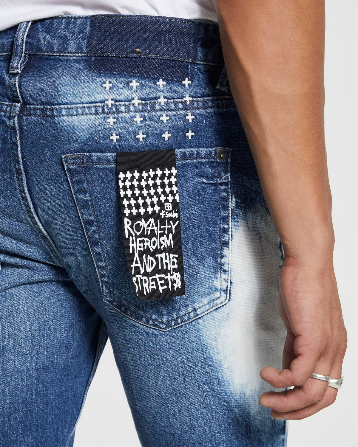 MENS VAN WINKLE THE HEAVENS DENIM JEANS