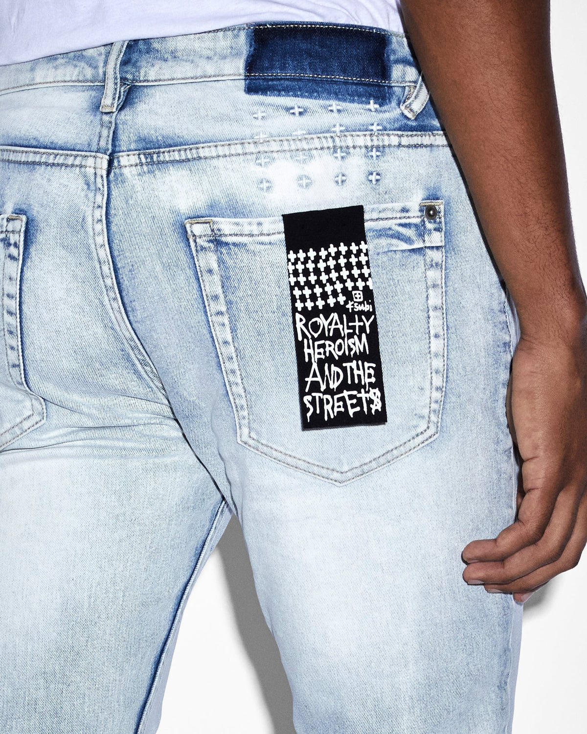 MENS VAN WINKLE 2 TONE DENIM JEANS