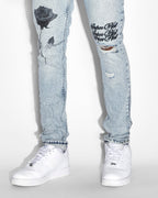 MENS VAN WINKLE PIXEL OKTANE DENIM JEANS