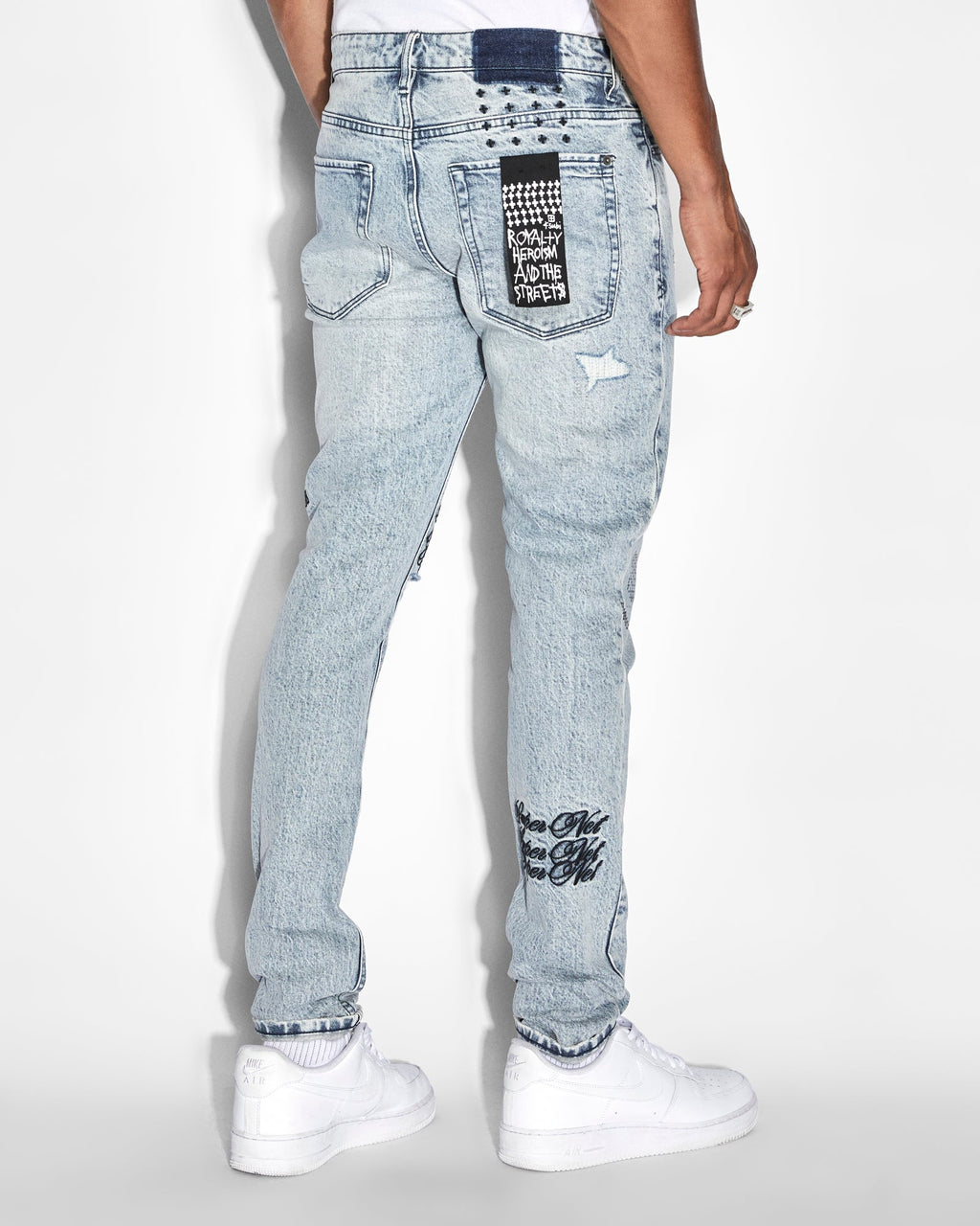 MENS VAN WINKLE PIXEL OKTANE DENIM JEANS