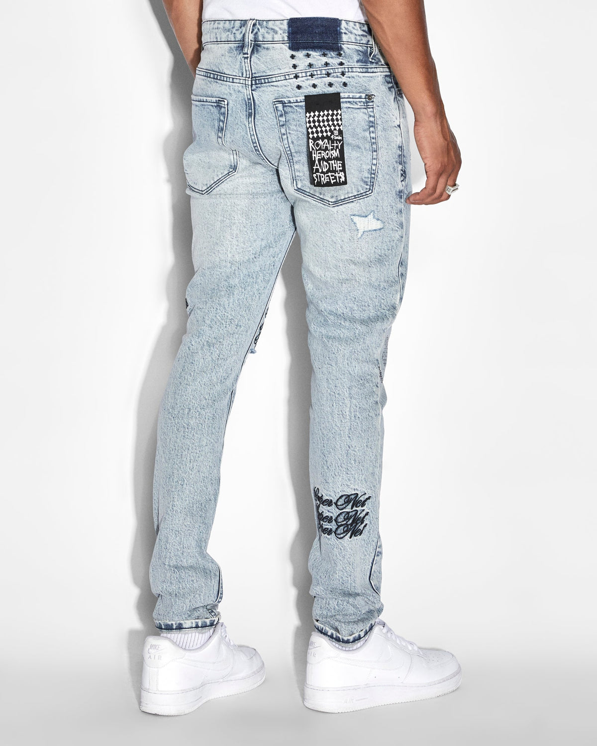 MENS VAN WINKLE PIXEL OKTANE DENIM JEANS