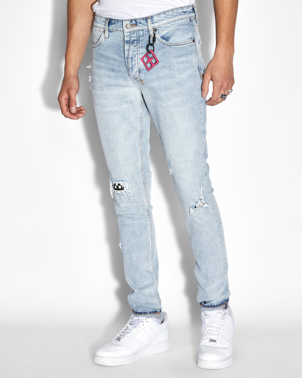 Mens Van Winkle Pure Streets Skinny Denim Jeans - Denim