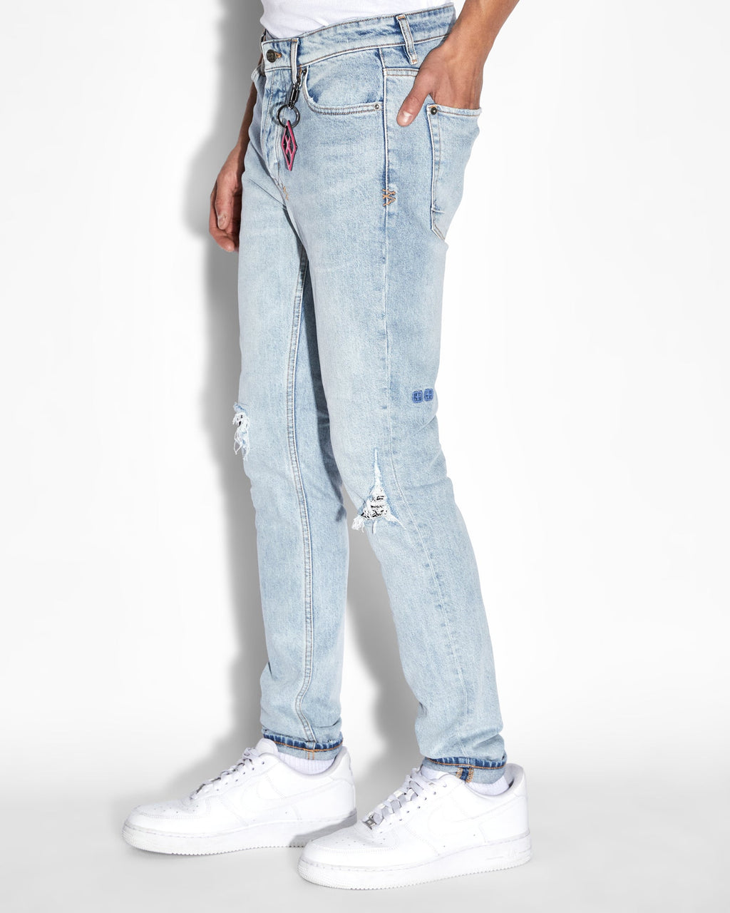 Mens Van Winkle Pure Streets Skinny Denim Jeans - Denim