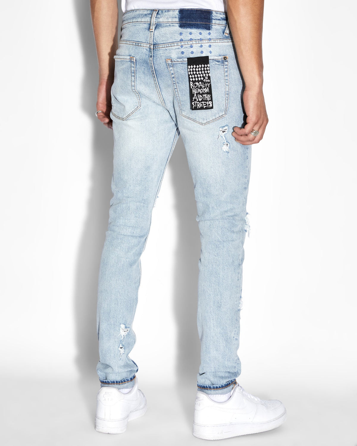 Mens Van Winkle Pure Streets Skinny Denim Jeans - Denim