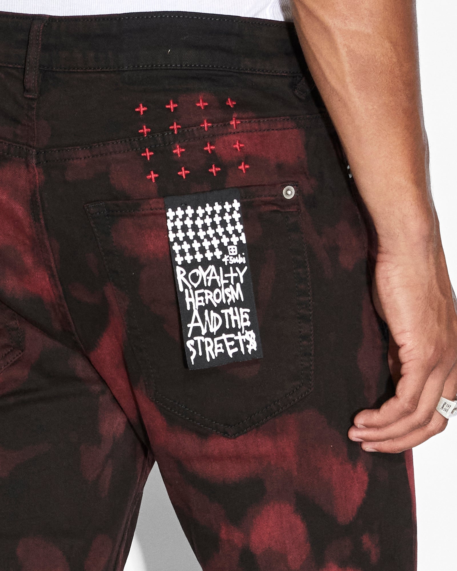 MENS  VAN WINKLE SLOWBURN SKINNY DENIM JEANS