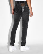 MENS VAN WINKLE SPRAY OUT ORANGE DENIM JEANS