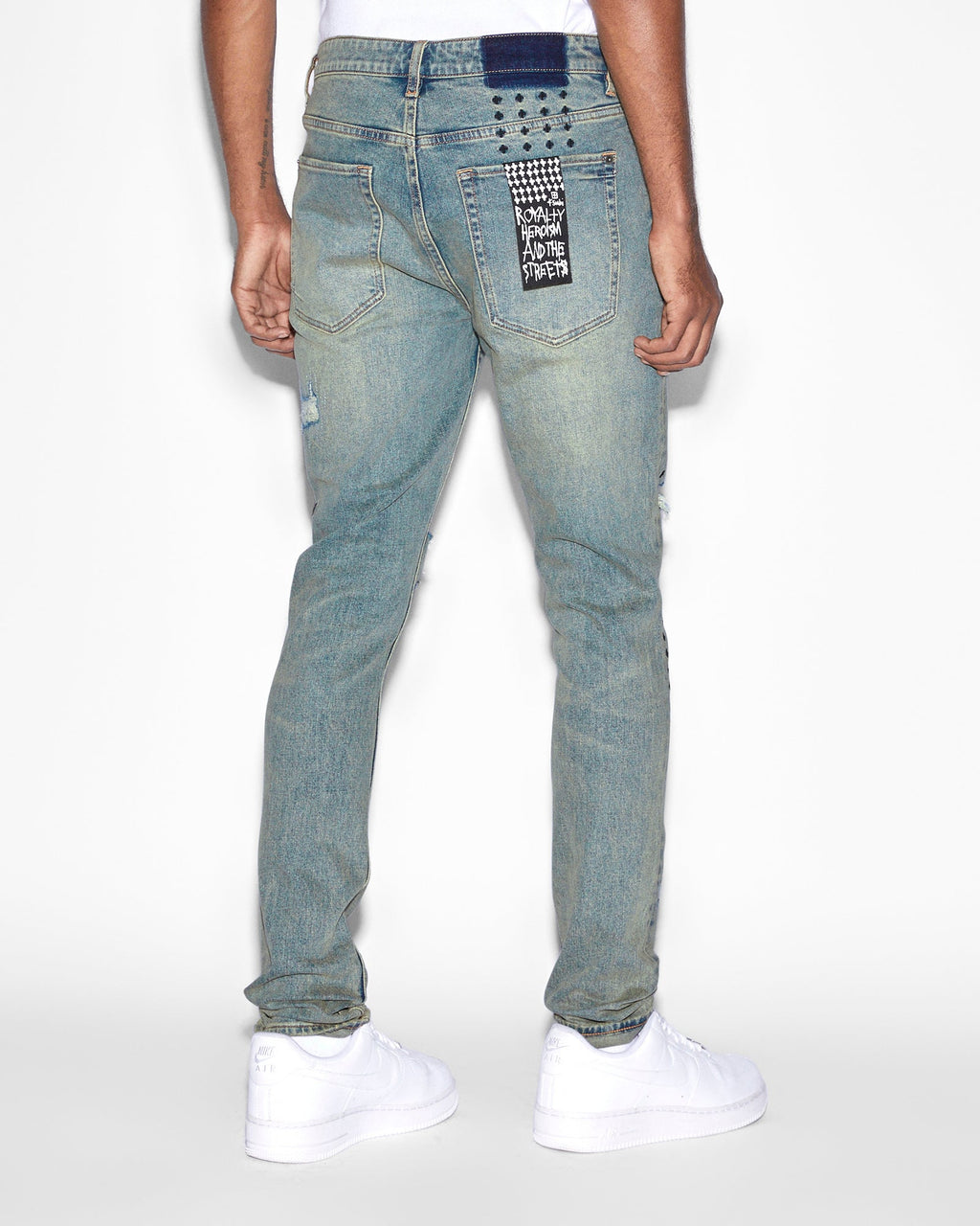MENS VAN WINKLE THROW BAK TRASH DENIM JEANS