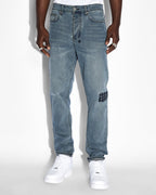 Mens Wolfgang 3rd Degree Tapered Denim Jeans - Denim