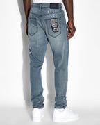 Mens Wolfgang 3rd Degree Tapered Denim Jeans - Denim