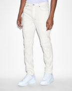 MENS WOLFGANG IVORY REPAIR DENIM JEANS