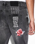 MENS WOLFGANG ROSE GARDEN DENIM JEANS
