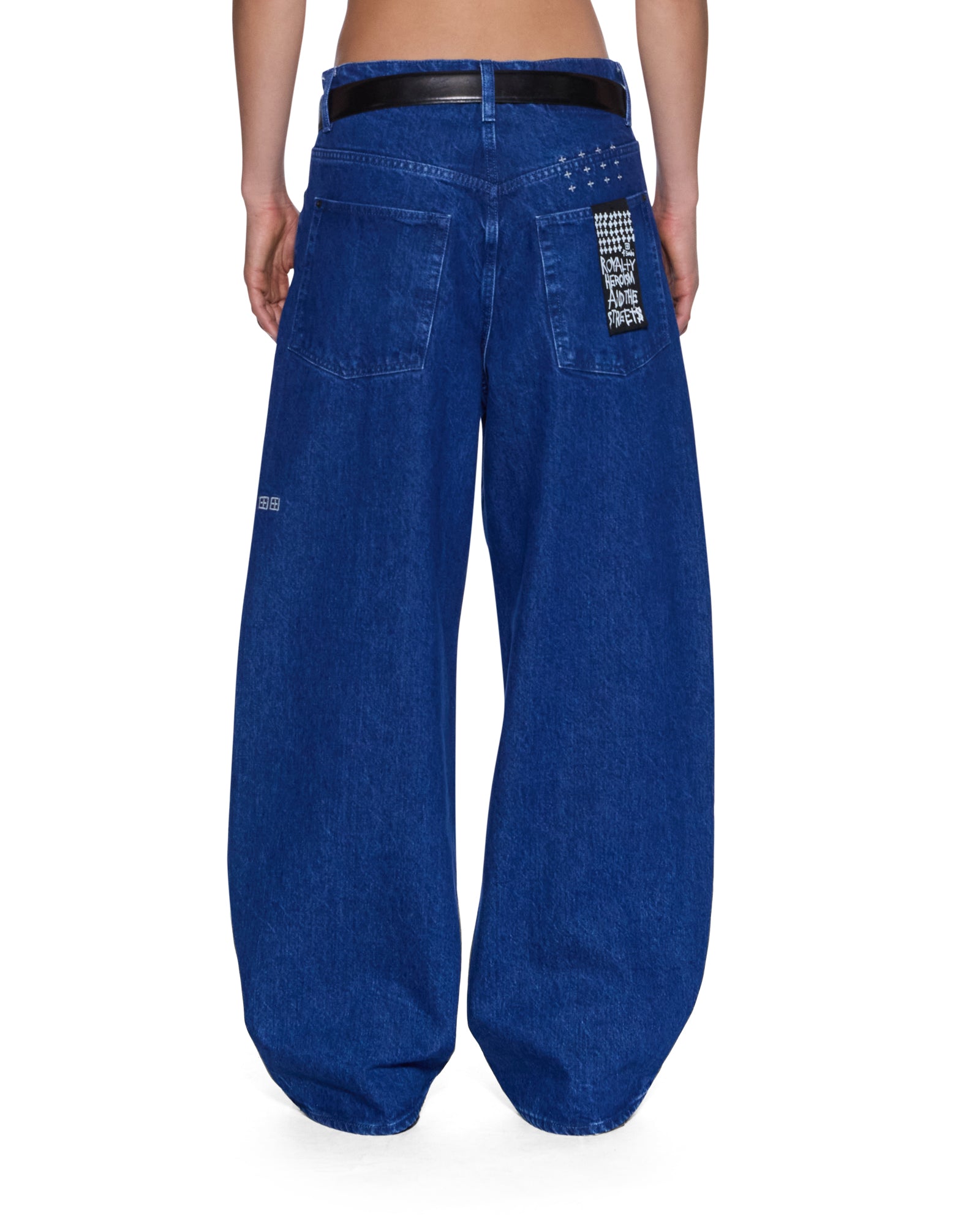 WOMENS  KSUPER MARINE BAGGY DENIM JEANS