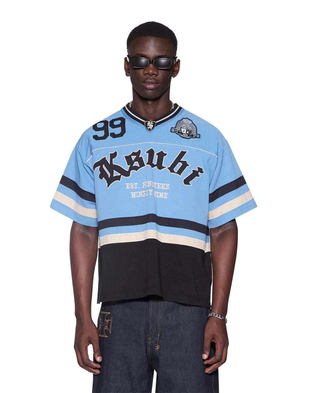 MENS IDOL DUKE SS JERSEY NUE BLUE FASHION TOPS