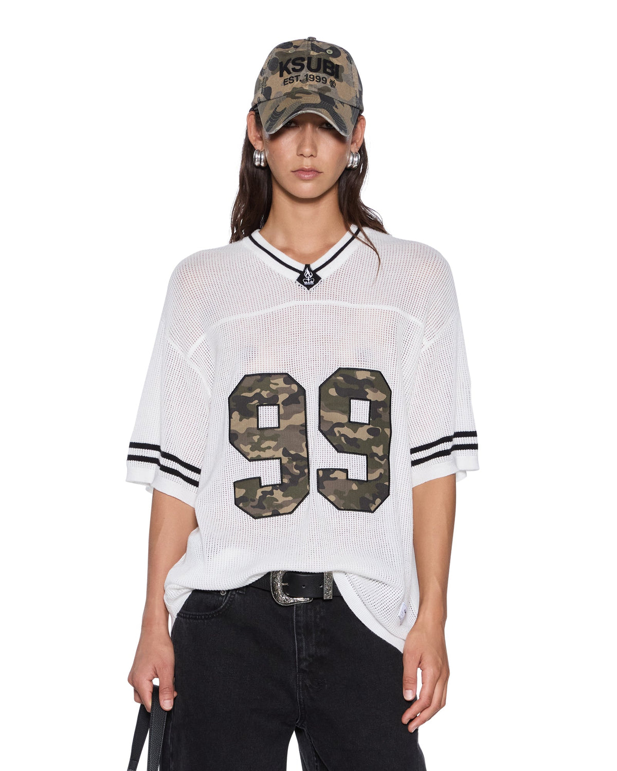 DERBY BOYFRIEND SS JERSEY CAMO SHELL